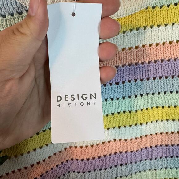 Design History Pastel Combo Striped Sleeveless Sweater Size 3X - Picture 7 of 7